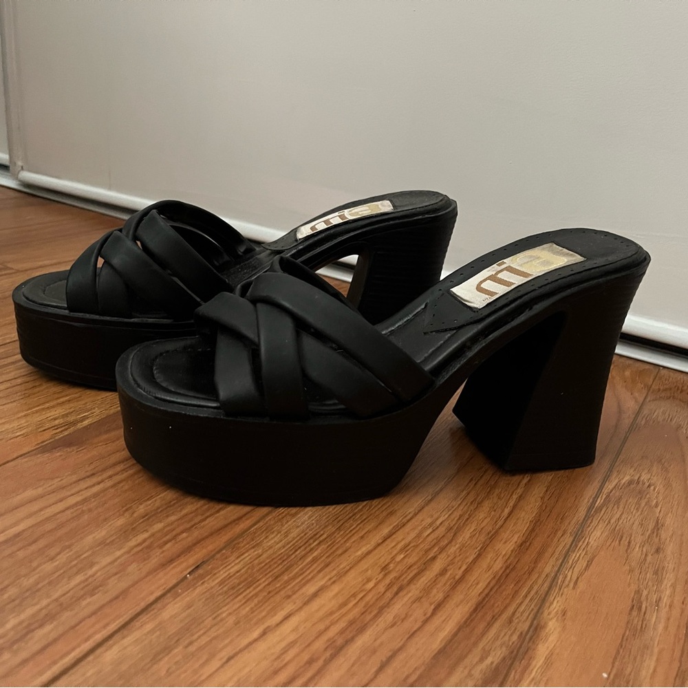 Black Platform Sandals